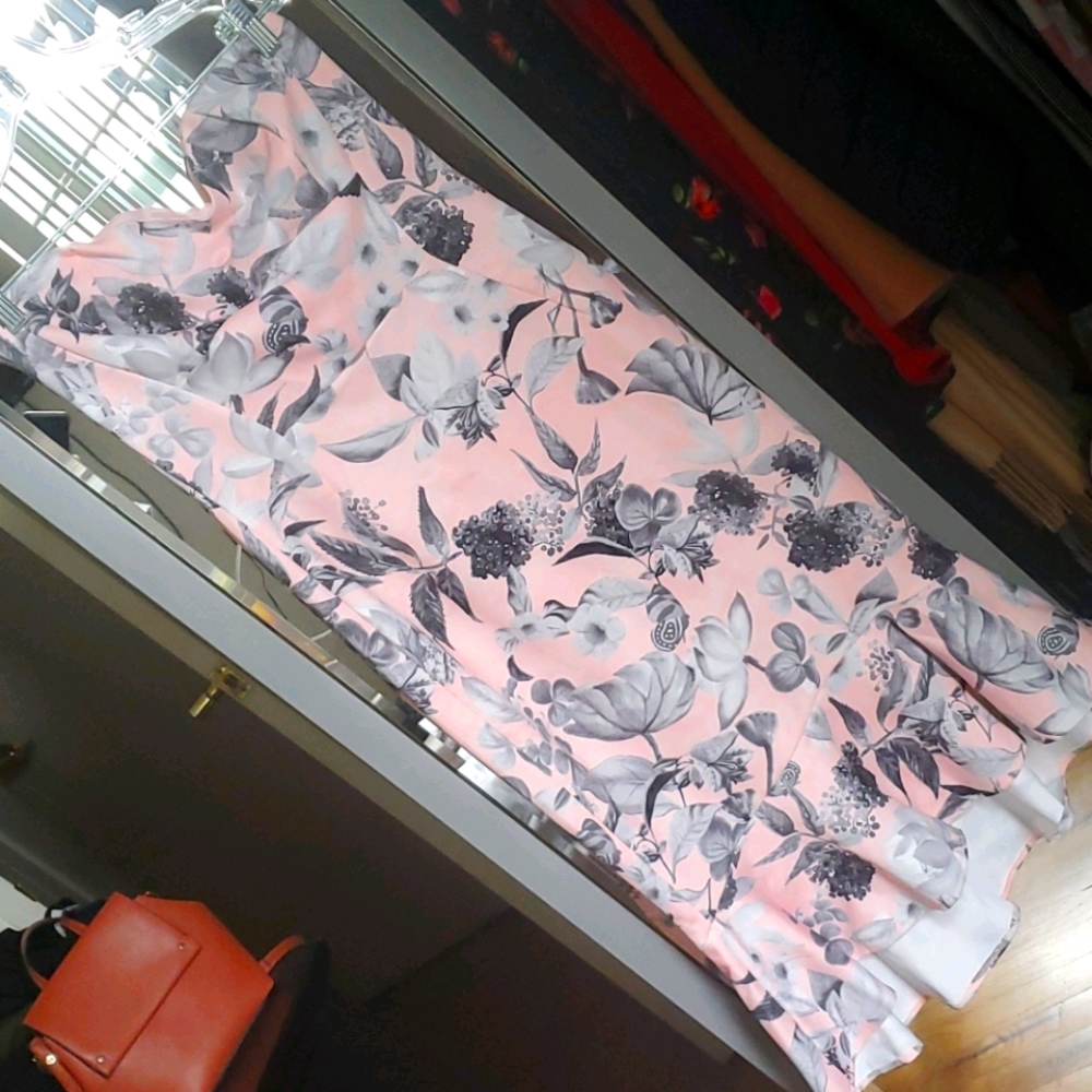 Asos Strapless Peplem mermaid dress